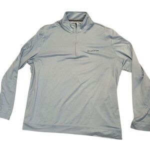 Johnnie-O 1/4 Zip‎ Pullover XXL 2Xl Blue On Location Stretch Golf Active